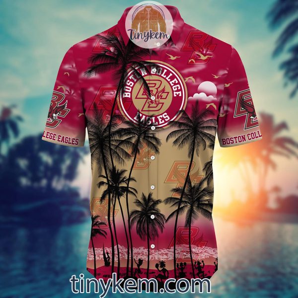 Boston College Eagles Summer Coconut Hawaiian Shirt