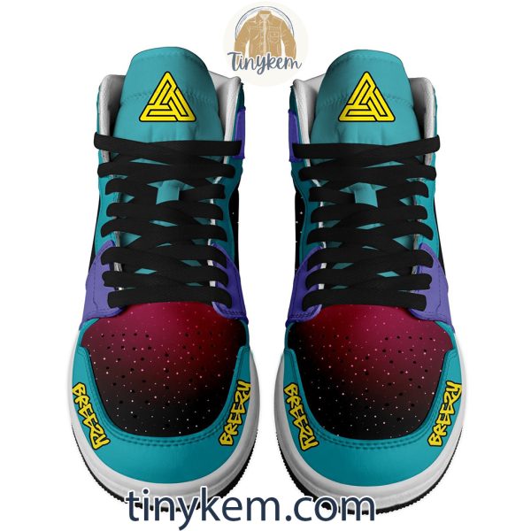 Breezy Chris Brown Air Jordan 1 High Top Shoes