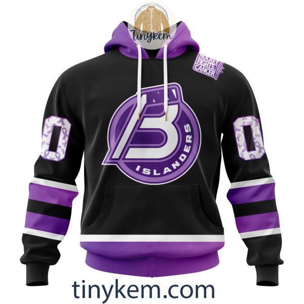 Bridgeport Islanders Hockey Fight Cancer Hoodie, Tshirt