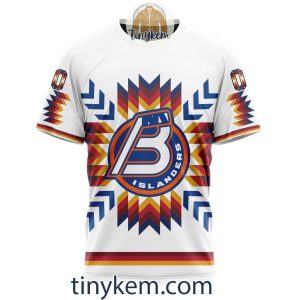 Bridgeport Islanders Native Pattern Design Hoodie Tshirt Sweatshirt2B6 RN5nD