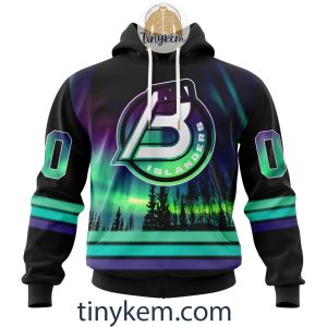 Bridgeport Islanders Northern Lights Hoodie, Tshirt, Sweatshirt