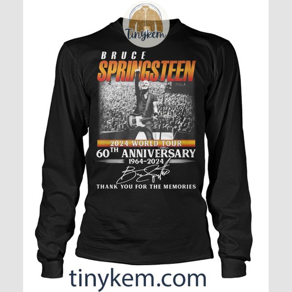 Bruce Springsteen 2024 World Tour Tshirt