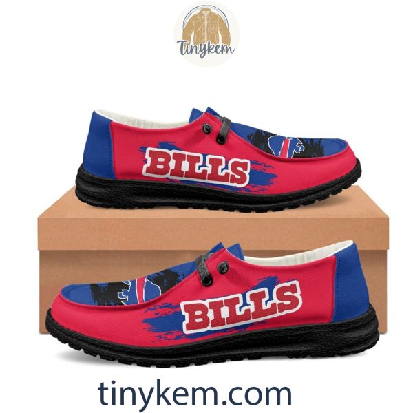 Buffalo Bills Dude Canvas Loafer Shoes