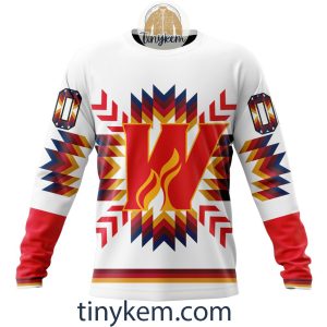 Calgary Wranglers Native Pattern Design Hoodie Tshirt Sweatshirt2B4 v0ikd