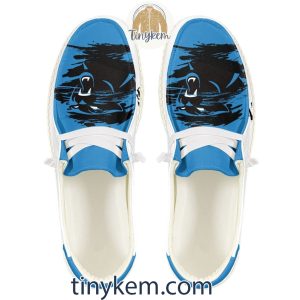 Carolina Panthers Dude Canvas Loafer Shoes2B2 HuhYe