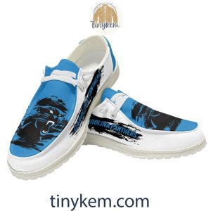 Carolina Panthers Dude Canvas Loafer Shoes2B3 8xQf6