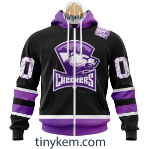 Charlotte Checkers Hockey Fight Cancer Hoodie, Tshirt