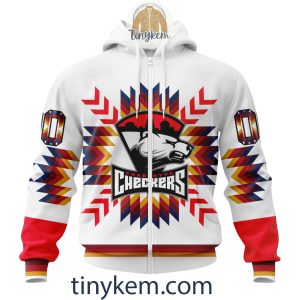 Charlotte Checkers Native Pattern Design Hoodie, Tshirt, Sweatshirt