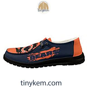 Chicago Bears Dude Canvas Loafer Shoes2B6 x5TcM