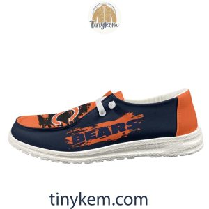 Chicago Bears Dude Canvas Loafer Shoes2B9 bJLil