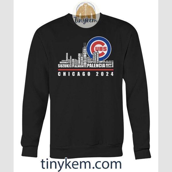 Chicago Cubs 2024 Roster Shirt