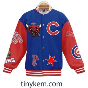 Chicago Cubs Baseball Jacket Go Cubs Go2B2 4K9fp