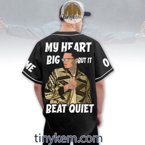 Chris Brown Customized Baseball Jersey My Heart Big But It Beat Quiet2B3 HeVOp