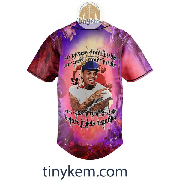 Chris Brown Customized Baseball Jersey
