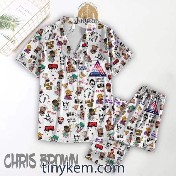 Chris Brown Icons Bundle Pajamas Set