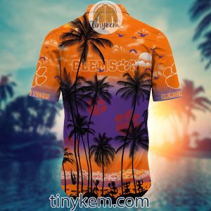 Clemson Tigers Summer Coconut Hawaiian Shirt2B3 9W2Ho