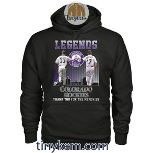 Colorado Rockies Legends Walker and Helton Shirt
