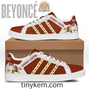Cowboy Carter Beyonce Leather Skate Shoes