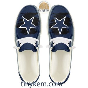 Dallas Cowboys Dude Canvas Loafer Shoes2B3 pUIuF