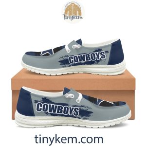 Dallas Cowboys Dude Canvas Loafer Shoes2B6 VRd6M