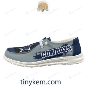 Dallas Cowboys Dude Canvas Loafer Shoes2B8 KWWZu