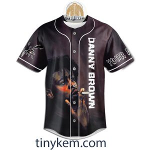Danny Brown Customized Baseball Jersey2B2 30JGy