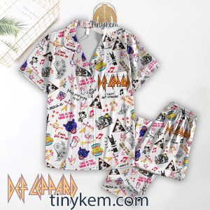 Def Leppard Pajamas Set