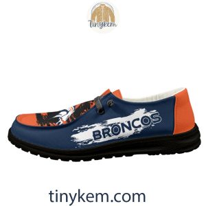 Denver Broncos Dude Canvas Loafer Shoes2B7 EepCj