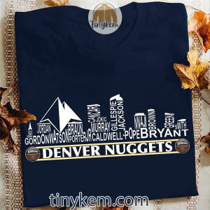 God First Family Second Then Nuggets Basketball Tshirt
