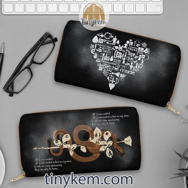 Depeche Mode Zip Around Wallet