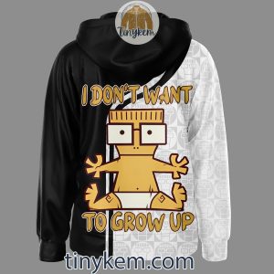 Descendents Zipper Hoodie I Dont Want To Grow Up2B3 b19DS