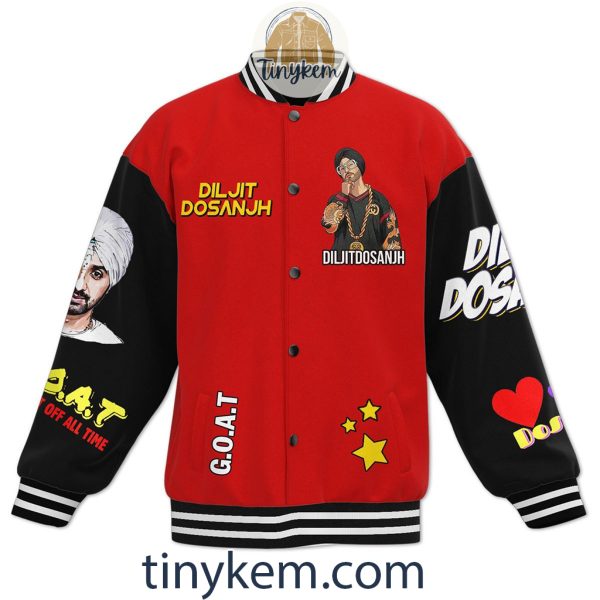 Diljit Dosanjh Customized Baseball Jacket: Born To Shine