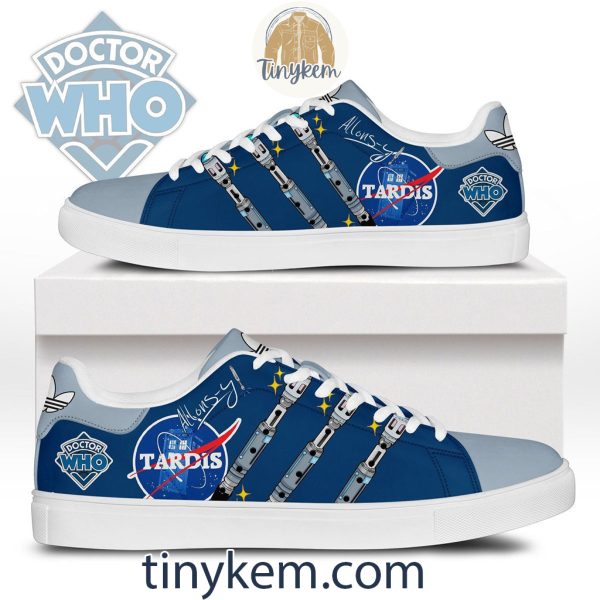 Doctor Who NASA Leather Skate Shoes