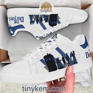 Doctor Who White Leather Skate Shoes2B5 nTQyg