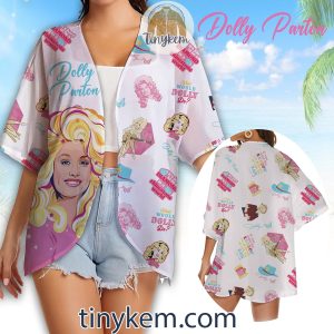 Dolly Parton Kimono Beach