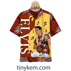 Elvis Presley Aloha Hawaiian Shirt: Blue Skies Smiling At Me