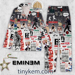 Eminem Button Down Pajamas Set