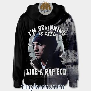 Eminem Zipper Hoodie im beginning To Feel Like A Rap God2B3 ddYAI