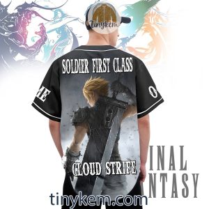 Final Fantasy Cloud Strife Customized Baseball Jersey2B3 4fRQj