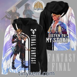 Final Fantasy VII Zipper Hoodie: Listen To My Story