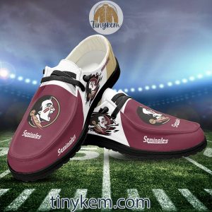 Florida State Seminoles Customized Canvas Loafer Dude Shoes2B6 ztXEq