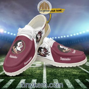 Florida State Seminoles Customized Canvas Loafer Dude Shoes2B8 XOuRE