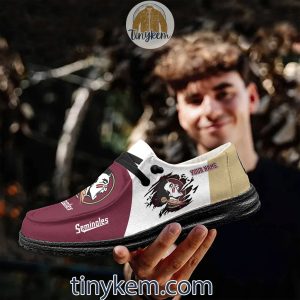 Florida State Seminoles Customized Canvas Loafer Dude Shoes2B9 1o1UI