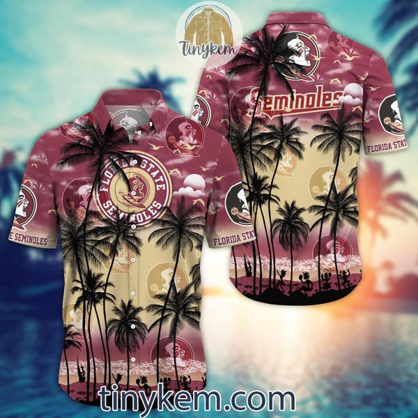 Florida State Seminoles Summer Coconut Hawaiian Shirt