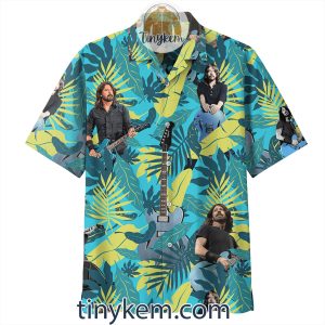 Foo Fighters Tropical Hawaiian Shirt2B3 58wu3