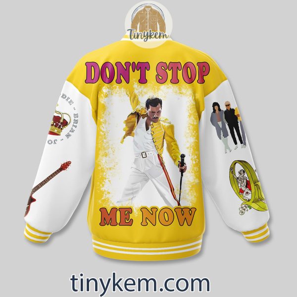 Freddie Mercury Queen Baseball Jacket: Don’t Stop Me Now