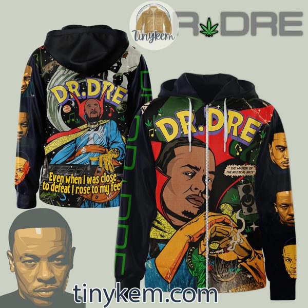 Funny Weed Dr Dre Zipper Hoodie