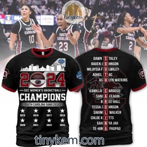 SC Gamecocks Women Team Champions 2024 Tshirt, Hoodie