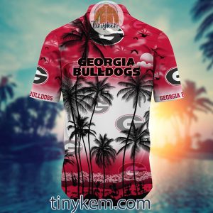 Georgia Bulldogs Summer Coconut Hawaiian Shirt2B3 mSjpV