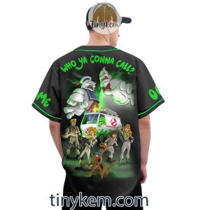 Ghostbuster Scooby Doo Customized Baseball Jersey2B3 POQPp